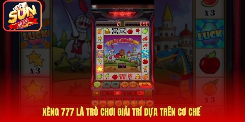 Xèng 777 là trò chơi giải trí dựa trên cơ chế 